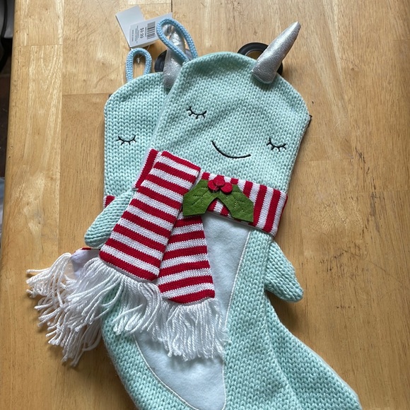 2 Narwhal Christmas Stockings - Picture 1 of 9